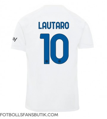 Inter Milan Lautaro Martinez #10 Replika Bortatröja 2023-24 Kortärmad